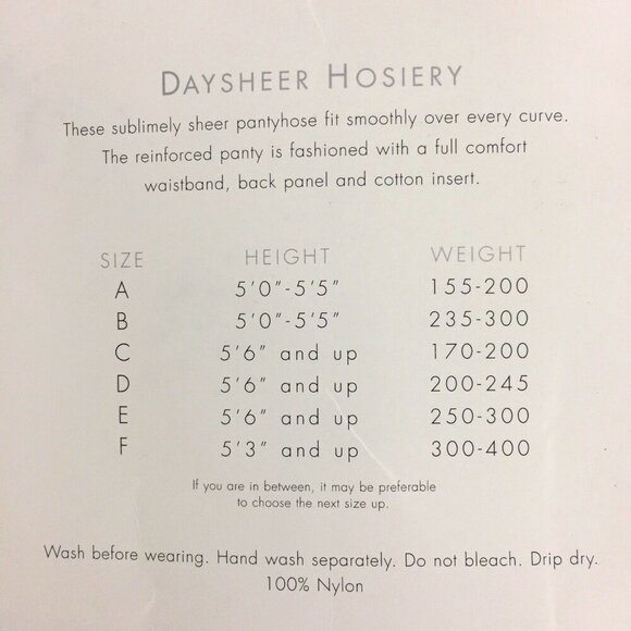 Lane Bryant Daysheer Plus Size D Pantyhose 3X Off White Invisible Reinforced Toe - Picture 3 of 3